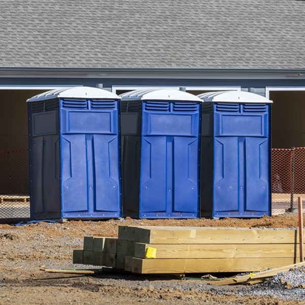 what is the maximum capacity for a single porta potty in Clayton Indiana